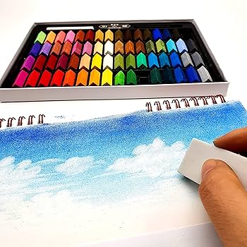 ソフトパステル Amazon.co.jp: 非毒性 Mungyo ソフトパステル64枚セット 描画材付き